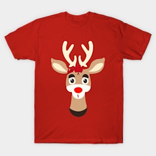 Reindeer surprised by christmas T-Shirt